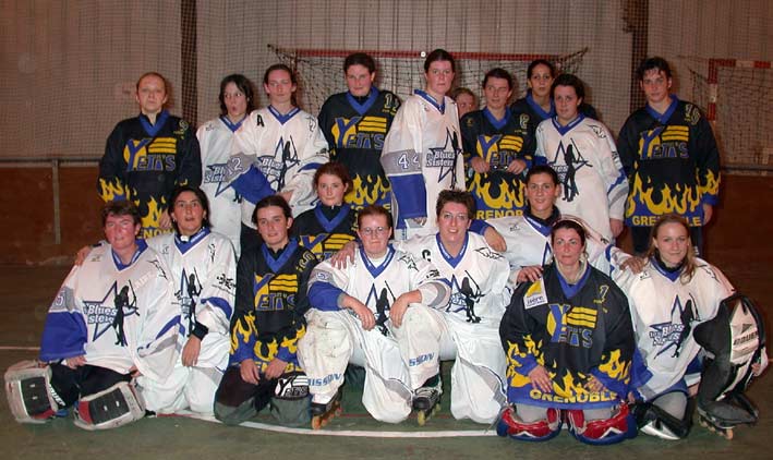 Rencontre contre Grenoble du 26/10/2002 - Blues Sisters 4 Yetis 8